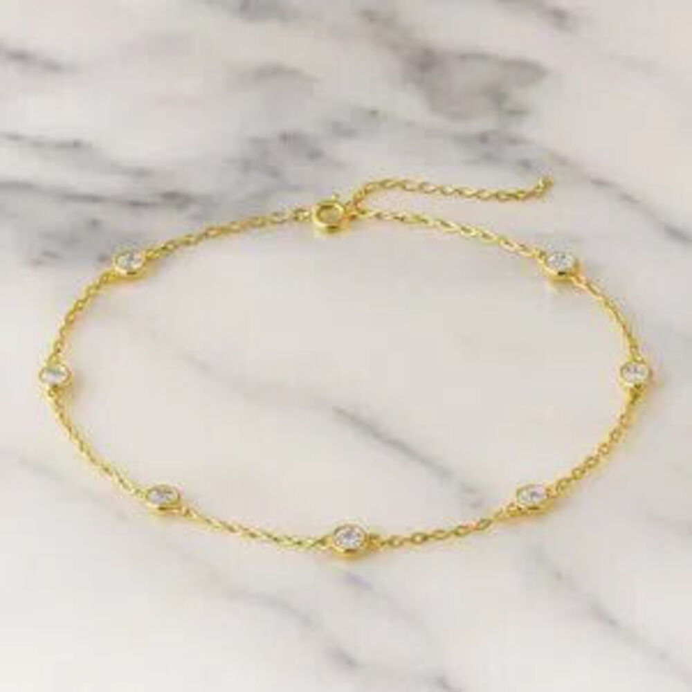 "Jossalyn" Lab Bezel Set Bracelet